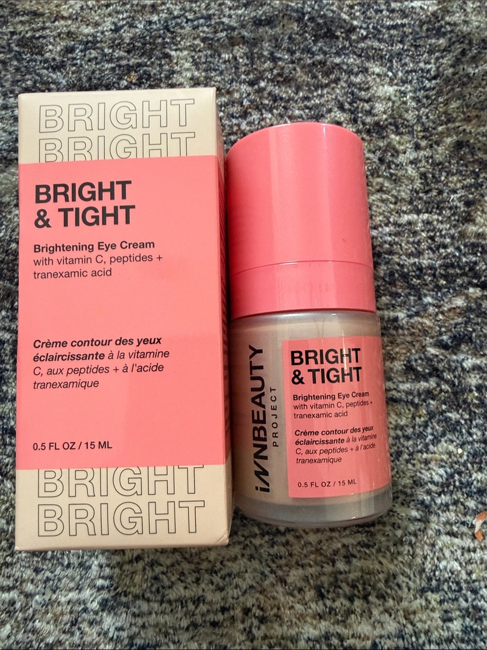 INNBEAUTY Bright & Tight Brightening Eye Cream - Pink